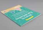 Blue Gold Foil Stamping Board Books For Toddlers , Cartoon Figure Kids Board