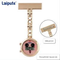 Buy cheap Cute Digital Nurses Clip On Fob Watch 27mm Case Zinc Alloy Waterproof product