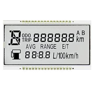 China TN Gray Digit 7 Segment Display Module White LED Backlight on sale