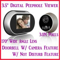 Buy cheap 3.5" Digital Door Peephole Viewer Doorbell Photo Camera W/ 3.0M Pixel & 170° product