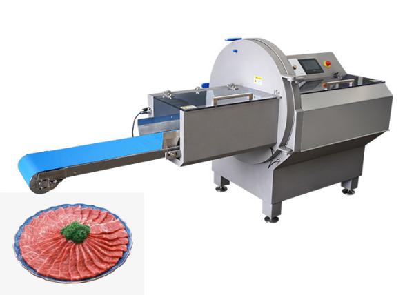 Buy cheap ODM Industrial Meat Slicer Big Frozen Meat Portion Slicing Machine 4.84KW from wholesalers