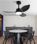Retro Nordic Ceiling Fan 38 Inch Variable Frequency Fan Pendant Light