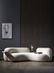 Modern Luxury Lamb Velvet 3 Seater Sofa Flannelette Material