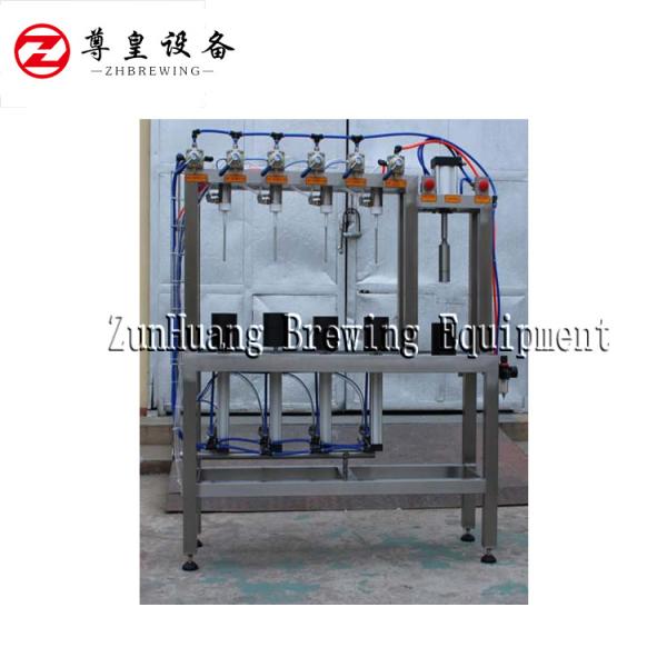 Buy cheap 330ml / 500ml Manual Beer Bottling Machine , Automatic 4 Head Beer Bottle Filler from wholesalers