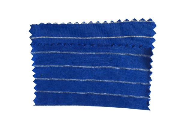 Antistatic Cotton Knitted Fabric ESD Safe Materials 26S/1 Yarn Count ESD T Shirt
