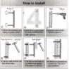Buy cheap Aluminum Number Outdoor Wall Hanging Acrylic Channel Light Signage Board Store Chinese Custom from wholesalers