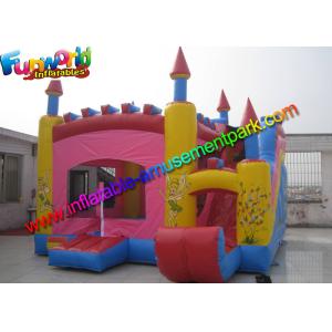 Buy cheap Trink Bell Vinyl Inflatable Bouncy Slide , Inflatable Combo Jumping Castle from wholesalers