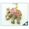 Buy cheap Rhinestone Elephant Keychain Animal Metal Key chain For Women Gift from wholesalers