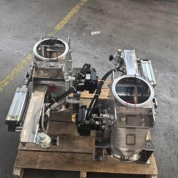 Buy cheap Stainless steel swing plate directional valve suitable for pneumatic conveying from wholesalers