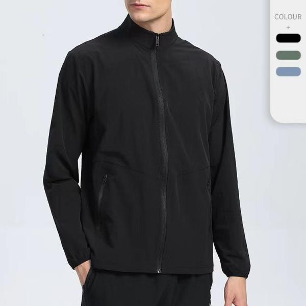 Buy cheap Quick Dry Breathable Casual Tracksuit Outdoor Woven Sports Coat from wholesalers