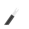 Buy cheap Black Fiber Optic Drop Cable High Practicability Novel Flute Design from wholesalers