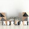 Buy cheap Mini 10pcs Unfinished Wood Blocks For Crafts Rectangular from wholesalers