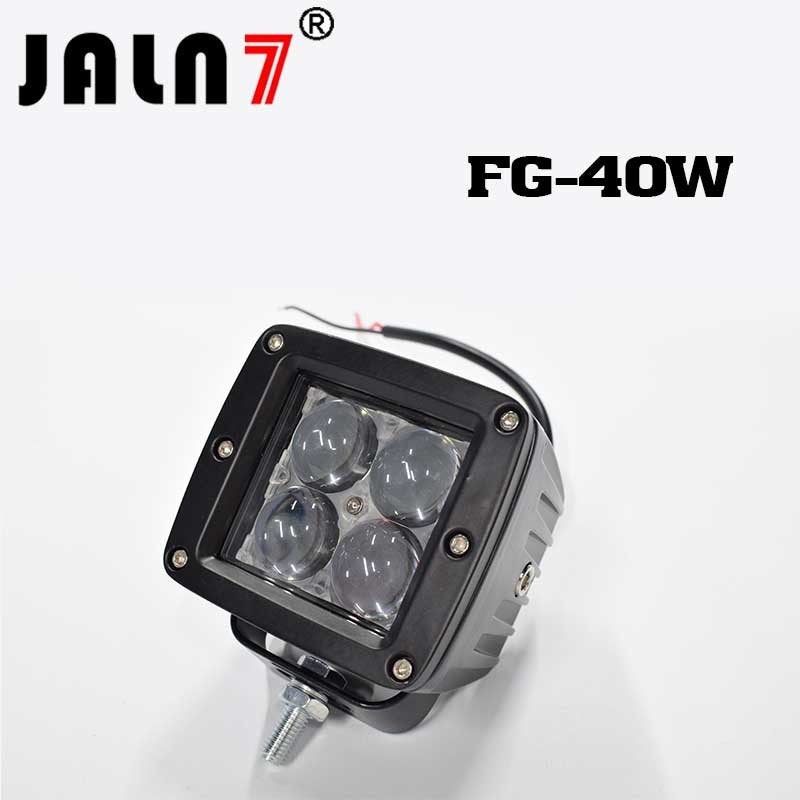 Led Work Light JALN7 40W Lens Car Driving Lights Fog Light Off Road Lamp Car Boat Truck SUV JEEP ATV Led Light