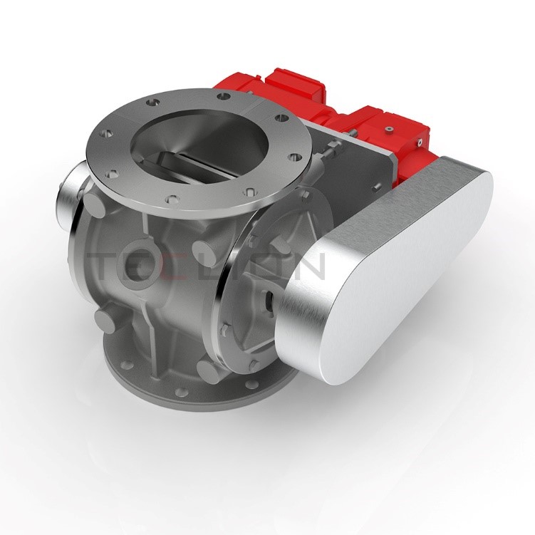 RGM200 Electric Silo Rotary Valve feeder For Conveying Granular