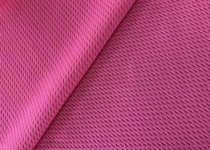 Breathable Weft Knitted Sports Mesh Fabric For T Shirt