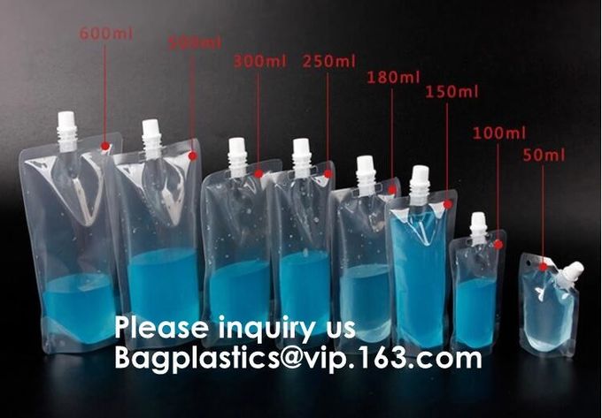 Foil bags, Semi-Clear Window Hang-Hole Stand-Up K Pouch, Aluminum Packaging Bags Laser K Stand Up Resealable Pouches Wit