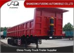 Hyva Hydraulic Cylinder Dump Semi Trailer 40T-100T Payload Steel Q345B Frame