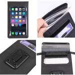 360 Rotation Waterproof Motorcycle Phone Mount 6.7 Inch Anti Shock