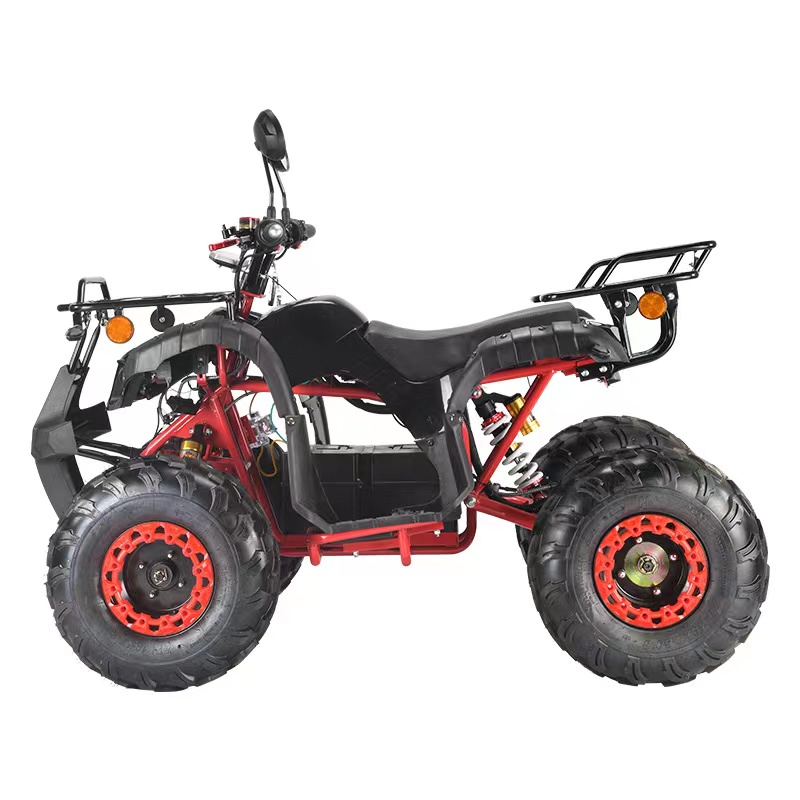 2000W All Terrain Electric Motorcycle 60V 20Ah Battery Single Speed Fat Tire Bike