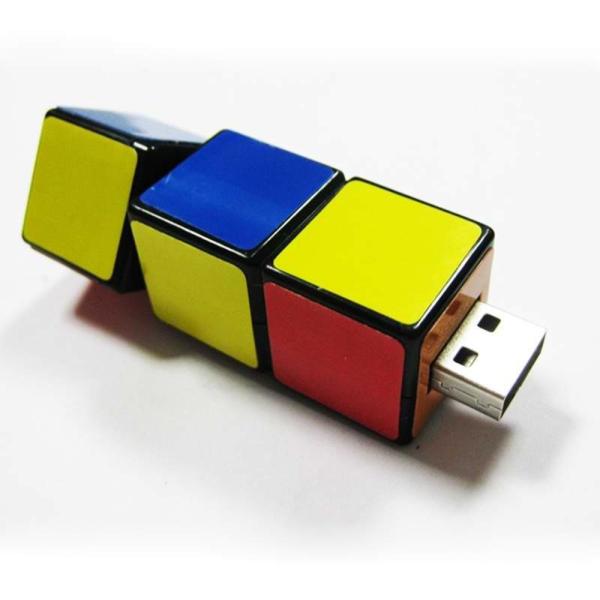 Buy cheap Magic Cube Plastic USB Flash Drive, Logo Custom Sticker USB Memory Stick 1GB 2GB from wholesalers