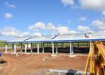 Heavy Duty Designed Anti Cyclone arch roof Steel Structure Workshop and