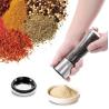 Buy cheap Glass Bottle 192mm 277g 180ml Manual Salt Grinder from wholesalers