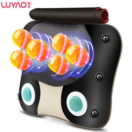 Buy cheap Black Color Adapter Powered Shiatsu Neck Massager Pillow With Jade Stones from wholesalers