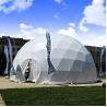 Buy cheap Half Sphere Trade Show Catering Dining Geodesic Dome Tent With Steel Frame Pvc Cover from wholesalers