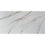 Glittering Gold Sand Calacatta Quartz Abrasion Resistance 140-175 Island 2cm/3cm