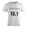 Buy cheap 100% Polyester Marathon T Shirt With Customzied Logo And Sponsor Logo from wholesalers