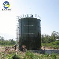 Buy cheap Glass Lined Bolted Steel Water Storage Tanks , Enamel Lined Steel Tank 20 M3 product
