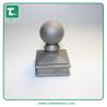 Buy cheap China manufacturer Aluminum ball cap fence post cap 2" 2.5" 3" 4" Press fit black paint from wholesalers