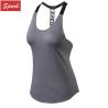 Buy cheap Women dry fit open side loose plain breathable sport bra gym tank top from wholesalers