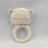 Buy cheap Skin Friendly Infant Monkey Toy Wooden Organic Colored Cotton Anti-Mite Baby Rattle Teether from wholesalers