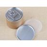 Buy cheap FDA Approval Paper Composite Cans Kraft Paper Easy Open Cans Aluminum Lids from wholesalers