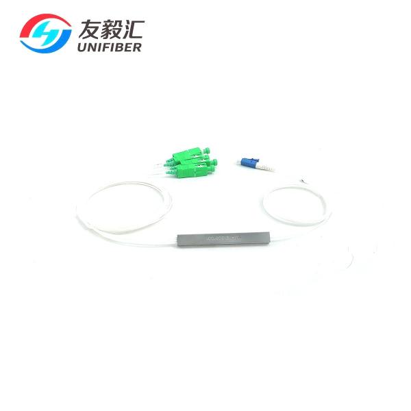 Buy cheap 1x4 PM PLC Splitter 1310nm Slow Axis working SC/APC from wholesalers