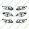Buy cheap For Maserati Levante Chrome Left Right Side Fender Air Outlet Vent Cover Strip Kit OEM 670065952 670065951 from wholesalers