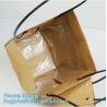 Buy cheap Logo Personalized Portable Bouquet Flower Carrier Gift Packing Paper Bag,Kraft Paper Laminated Pp Woven Paper Bag Flower from wholesalers