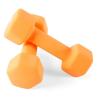 Buy cheap Colorful Cast Iron Fitness Dumbbell , 2kg Hex Dumbbells Portable from wholesalers