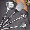 Buy cheap High grade Custom 6PCS set Kitchen tool with tray Stainless steel ladle turner fork spaghetti spoon for kitchen cook from wholesalers