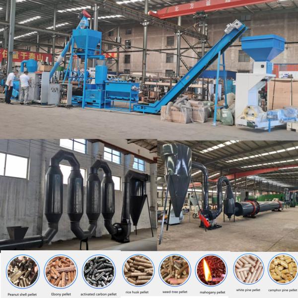 Buy cheap Biomass Wood Chips Pellet Line Eucalyptus Pine Birch Complete Pellet Production Line from wholesalers