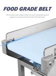 Adjustable Height And Belt Length Metal Detector For Objects Inspection Food