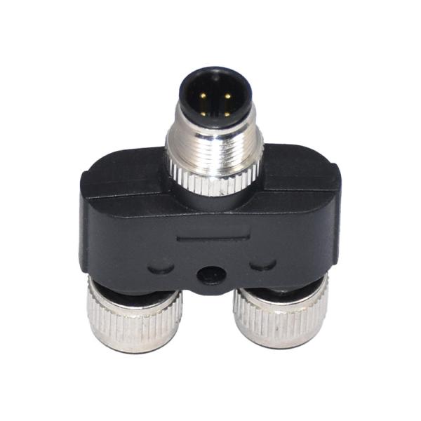 Buy cheap 4 Pin Pa66 M12 Male Female Assembly Connector A Code Y Type PA GF from wholesalers