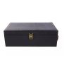 Buy cheap Rigid PU Leather Box CMYK Glass Wine Box packaging Varnish 1 2 pcs from wholesalers