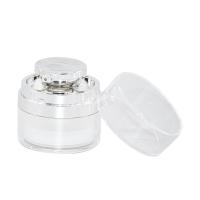 Buy cheap 70g Round Acrylic Cosmetic Airless Jar Packaging For Eye Cream product