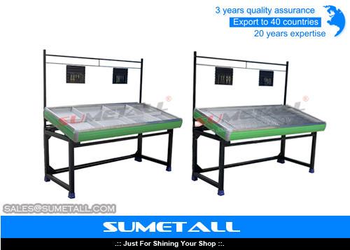 Buy cheap Shop Display Shelving Units Fruit And Veg Display Stands Corrosion Protection from wholesalers