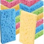 Mildew Proof Natural Vegetable Cellulose Sponges Erosion Resistant