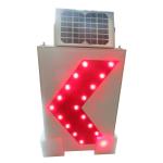 3W 18V Monocystalline Solar Panel Chevron Road Sign LED Blinking
