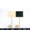 Buy cheap Outdoor reusable wooden message board Wedding Party Birthday Party Display sign Label Freestanking mini wooden chalkboard from wholesalers