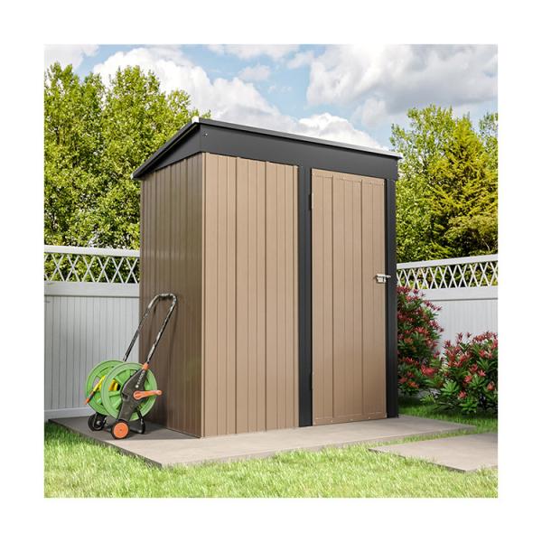 Waterproof Metal Storage Shed Steel Garden House Color Steel Plate Galvanized